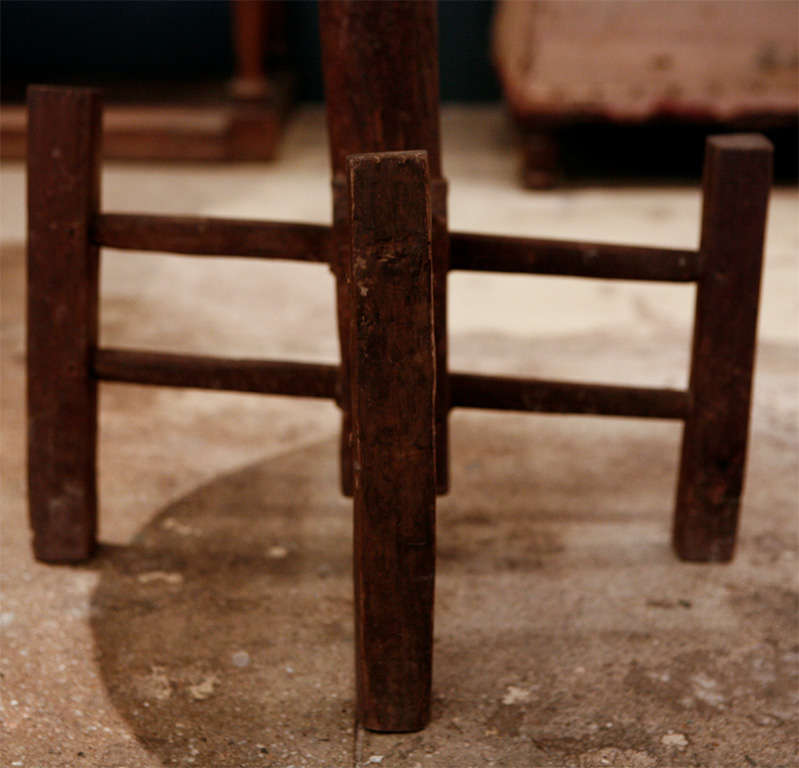 Primitive Swedish Side Table, Late 17th C. 2