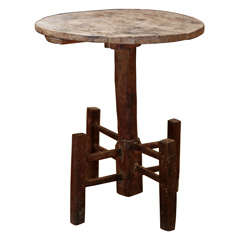 Primitive Swedish Side Table, Late 17th C.