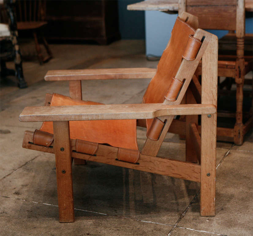 Wood Erling Jessen Easy Chair , Denmark 1960