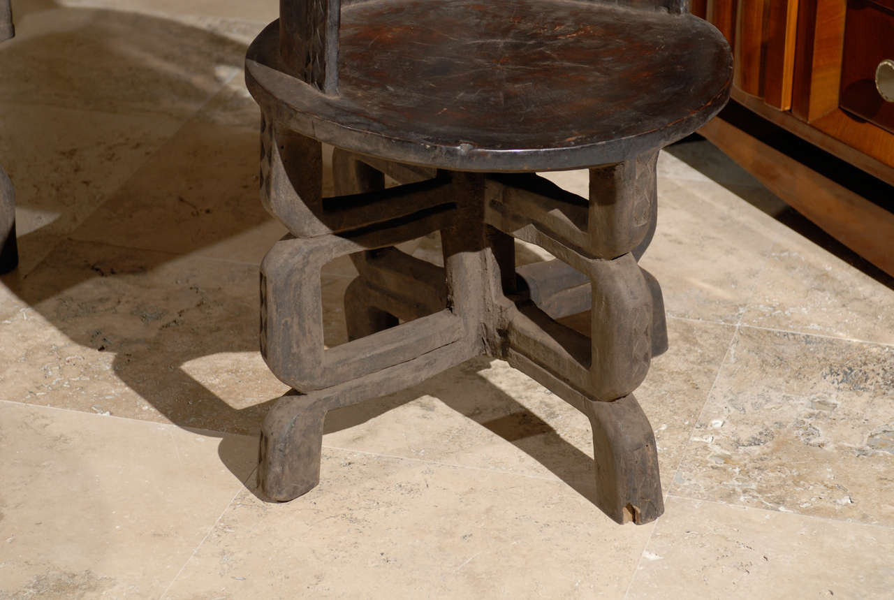 Tribal African Chair, Tanzinia, Makonde Tribe