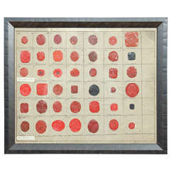 Framed wax seals