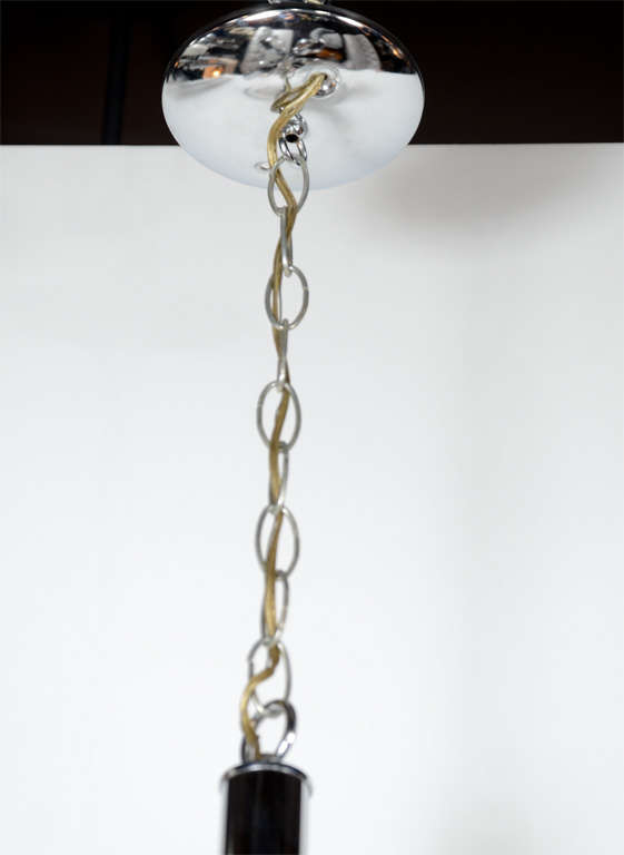 chrome chandelier modern