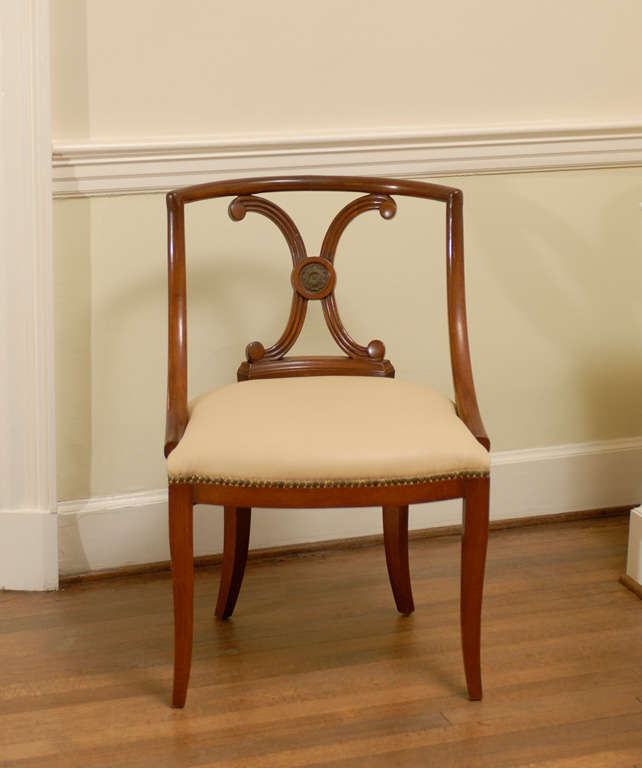 Pair of John Stuart Neoclassical Chairs at 1stDibs neoclassical