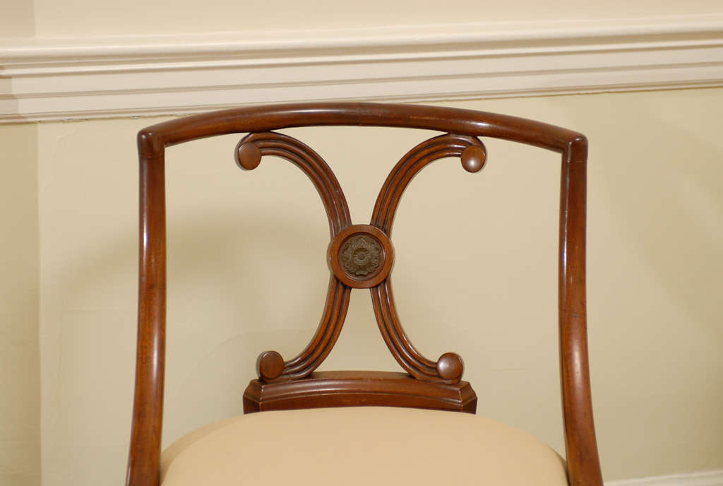 Pair of John Stuart Neoclassical Chairs at 1stDibs neoclassical
