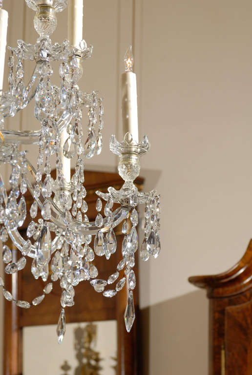 waterford crystal 12 arm chandelier