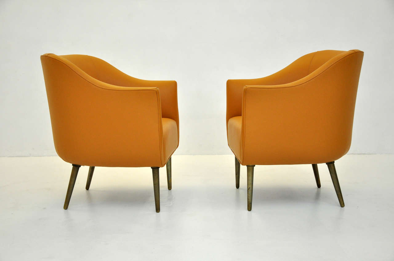 American Dunbar Lounge Chairs by Edward Wormley