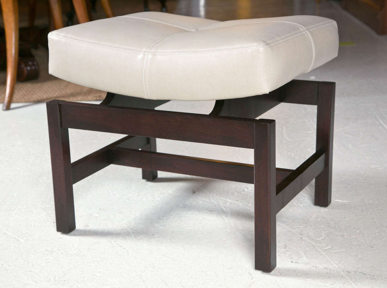 Jens Risom Bench With Floating Saddle Seat 2
