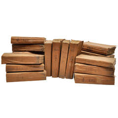 Stack of French Vellum Books