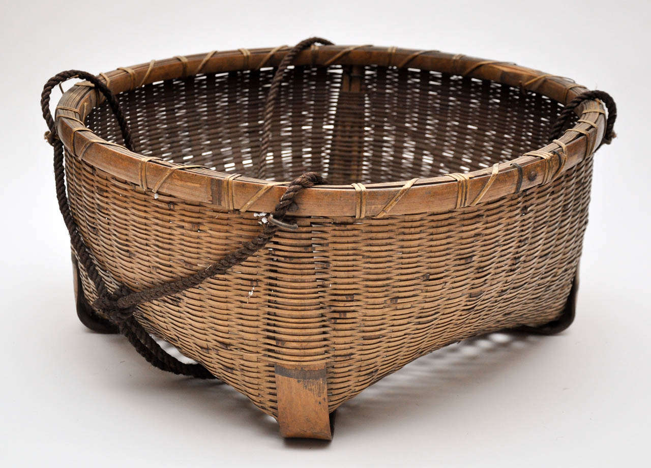 20th Century Japanese Fishing Basket For Sale at 1stDibs japanese fish basket, fishing baskets