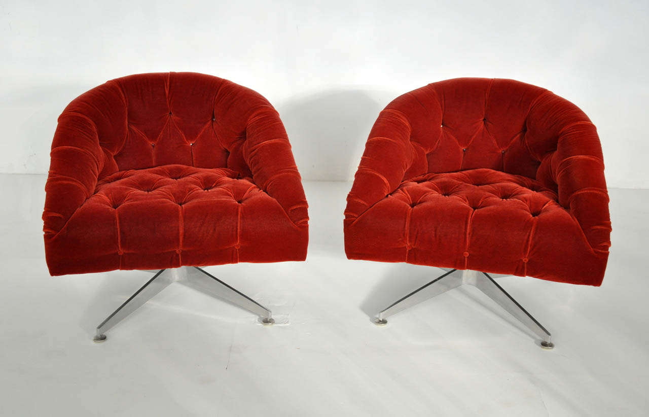 Mid-Century Modern Ward Bennett Lounge Chairs