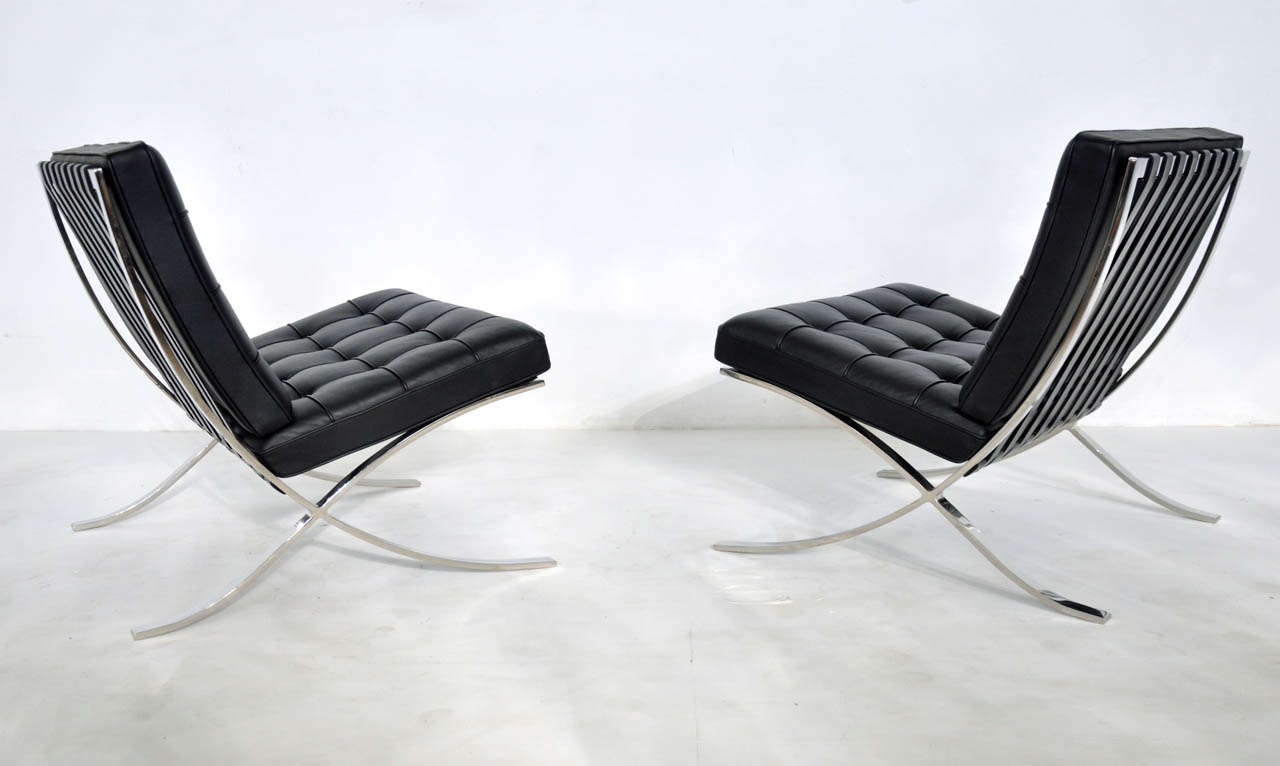 20th Century Ludwig Mies van der Rohe Barcelona Chairs