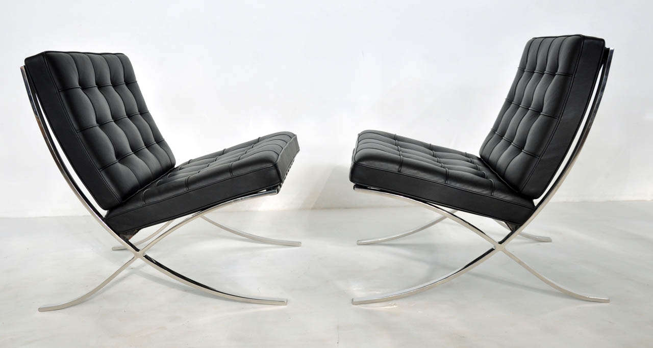 Ludwig Mies van der Rohe Barcelona Chairs 1