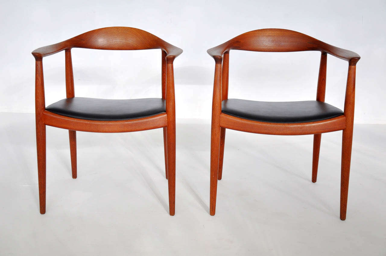 Pair of teak frame 