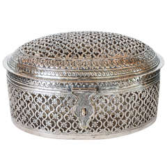 Indian Openwork Box Indian Openwork Box