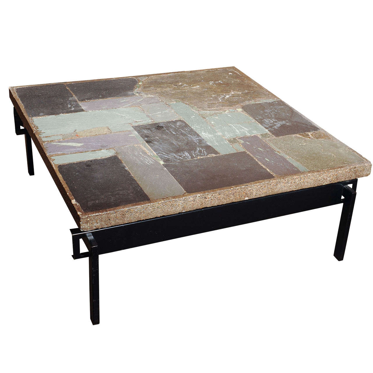 Wonderful Slate Stone Coffee Table by Paul Kingma