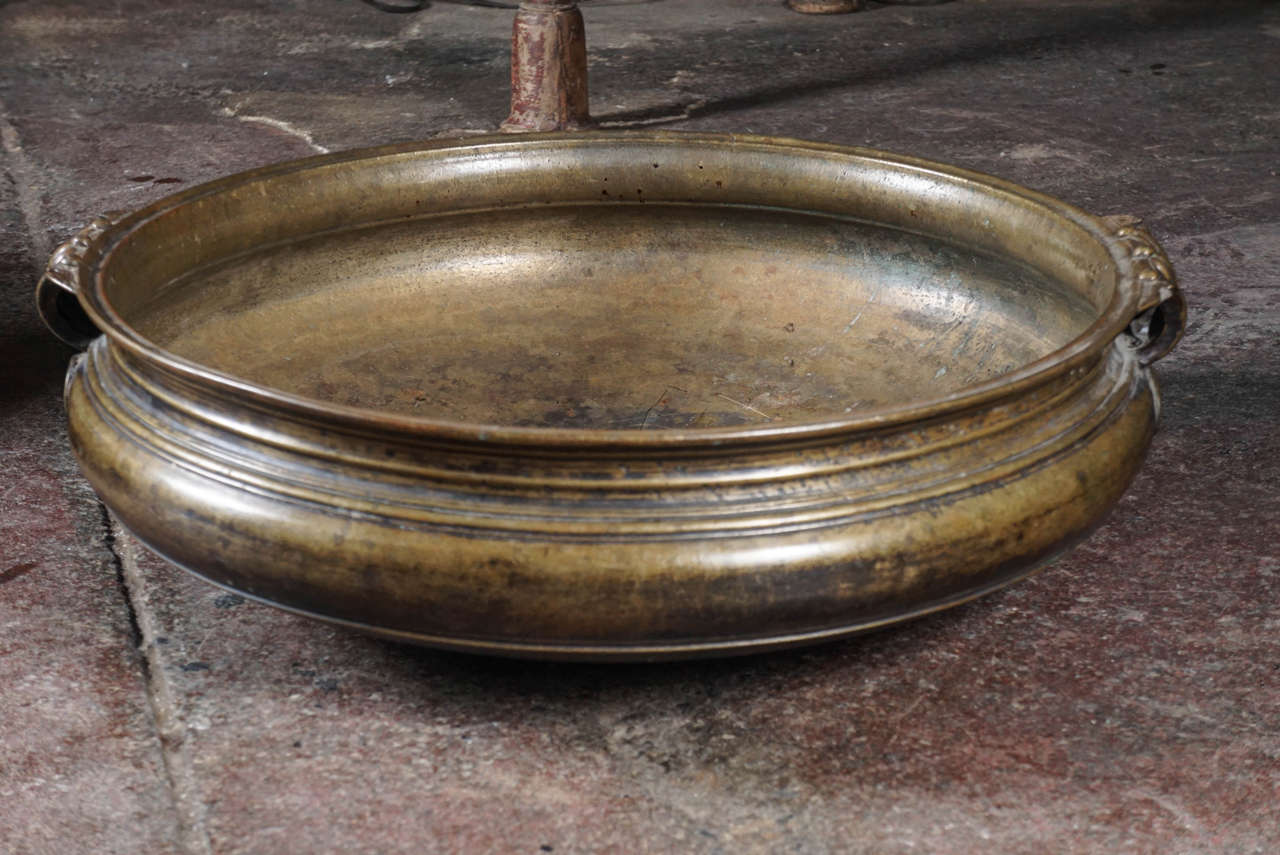 Brass Urli, ca. 19th century In Distressed Condition In Hudson, NY