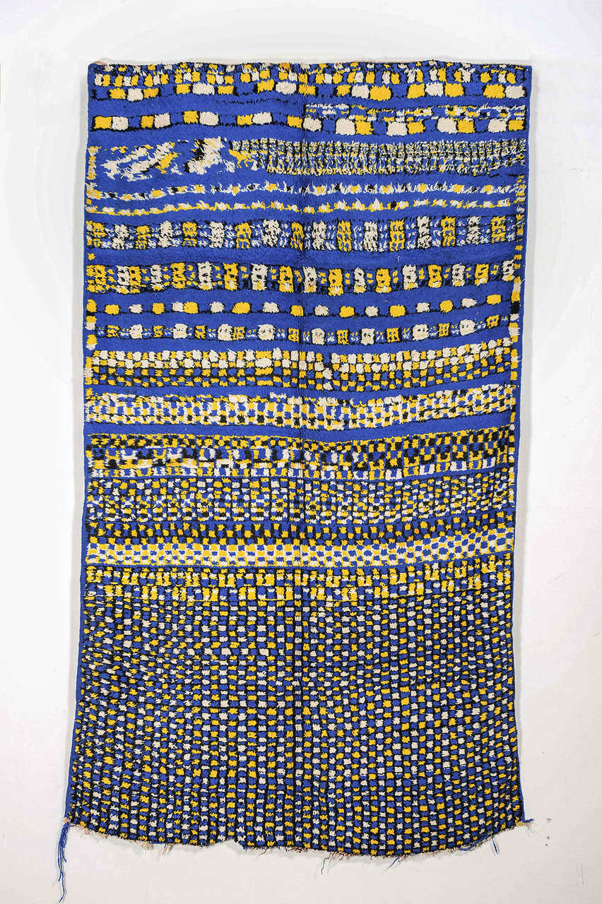 Contemporary Vintage Berber Rug