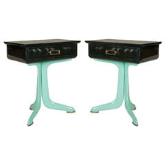 Pair of 1950s Italian Bed Side Tables