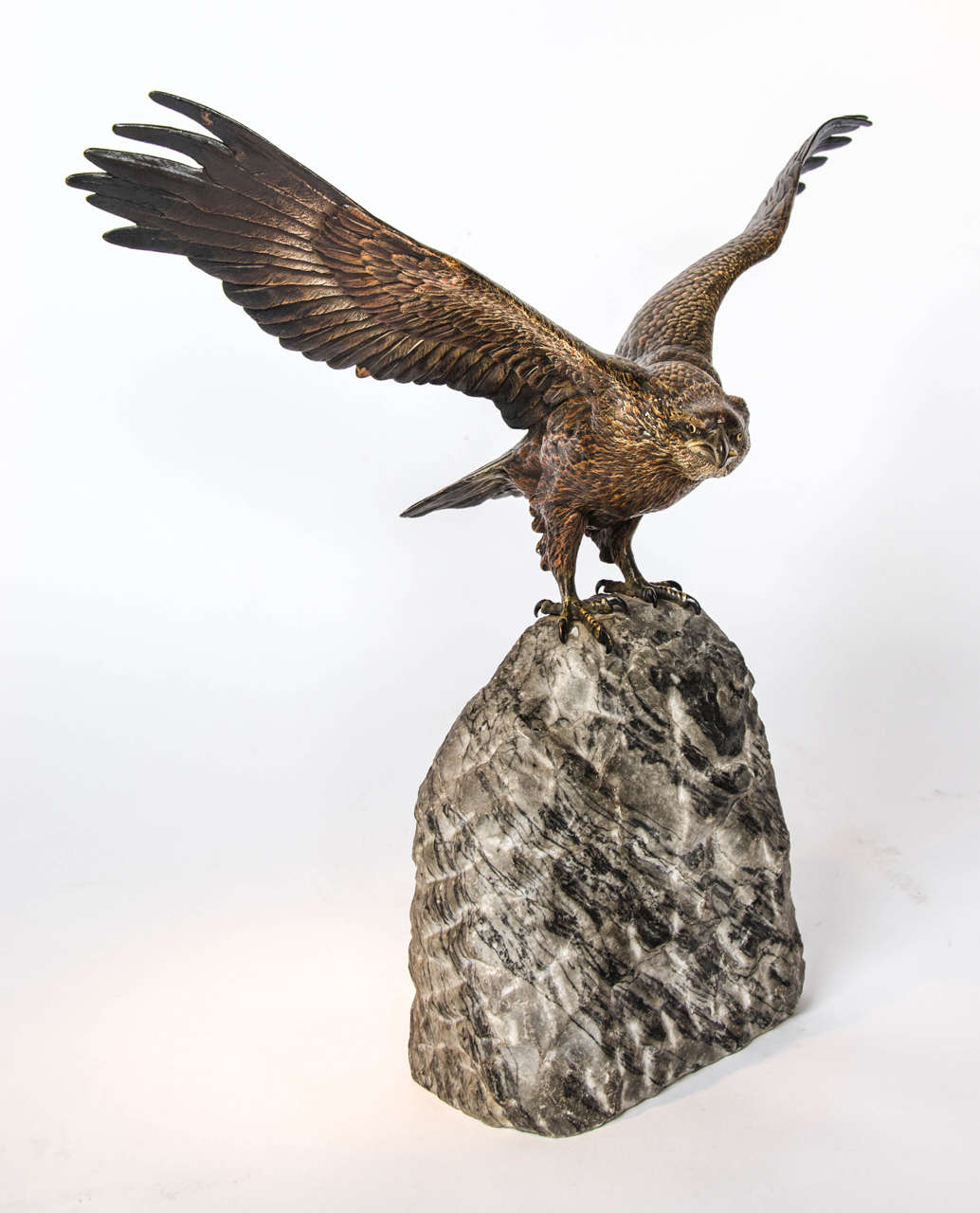 Austrian Bergman Bronze Eagle