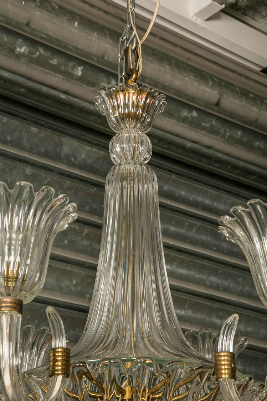 Glass Barovier Murano Chandelier