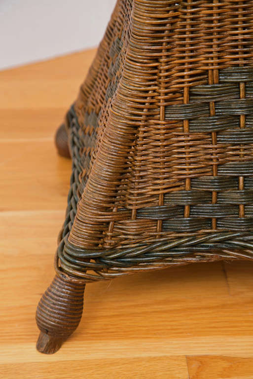 American Tall Wicker Planter