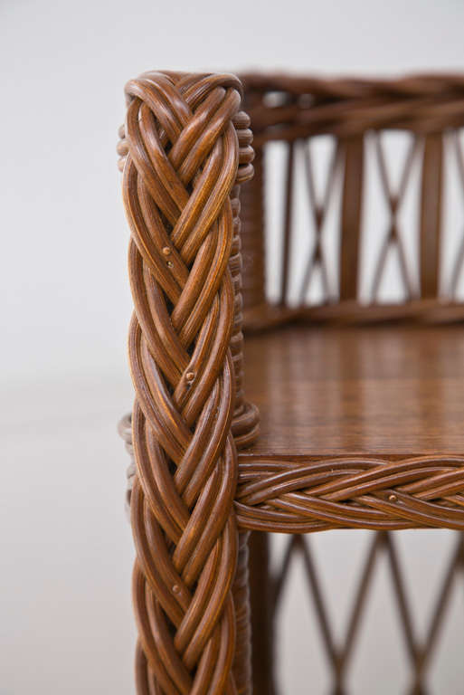 Contemporary Wicker Bookcase