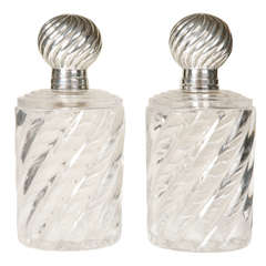 Pair of Baccarat Scent Bottles