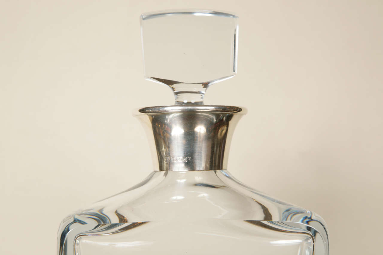 Pair Of Cut Glass Decanters at 1stdibs
