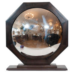 An Arts and Crafts Convex "Mirrored" Fire Screen
