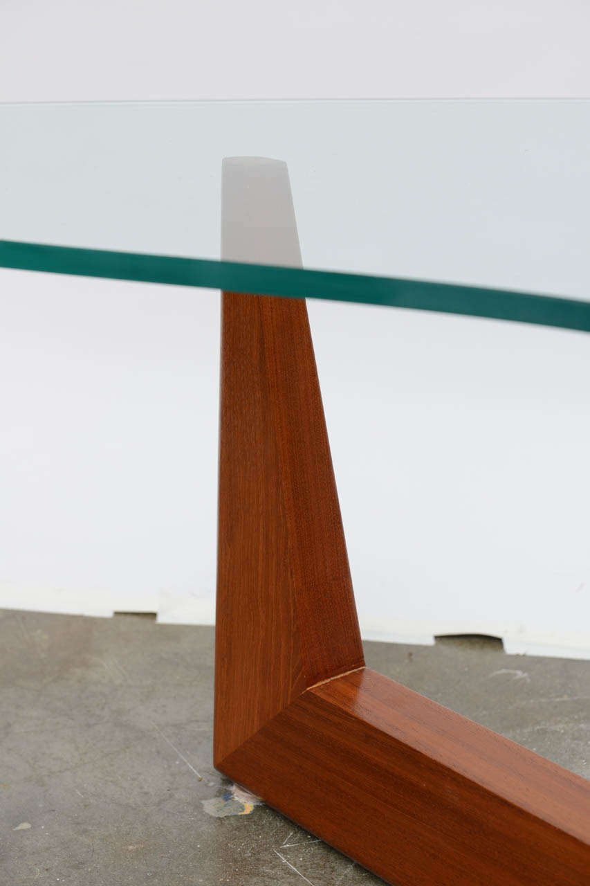 Wood Boomerang Table