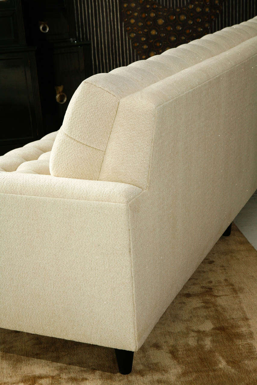 Custom Biscuit-Tufted Sofa by William Haines 5