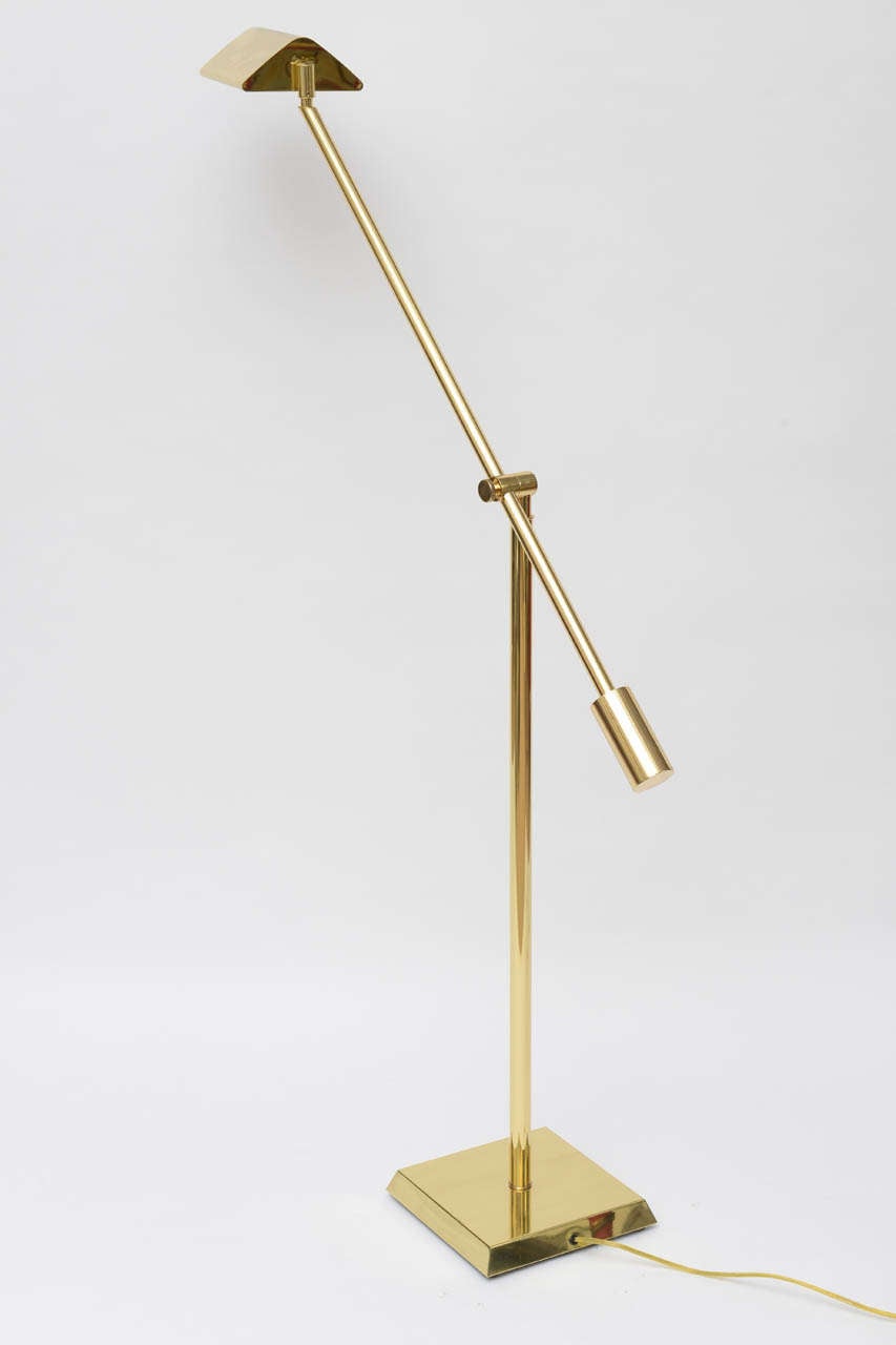 Mid-20th Century Brass Floorlamp by Frederick Cooper
