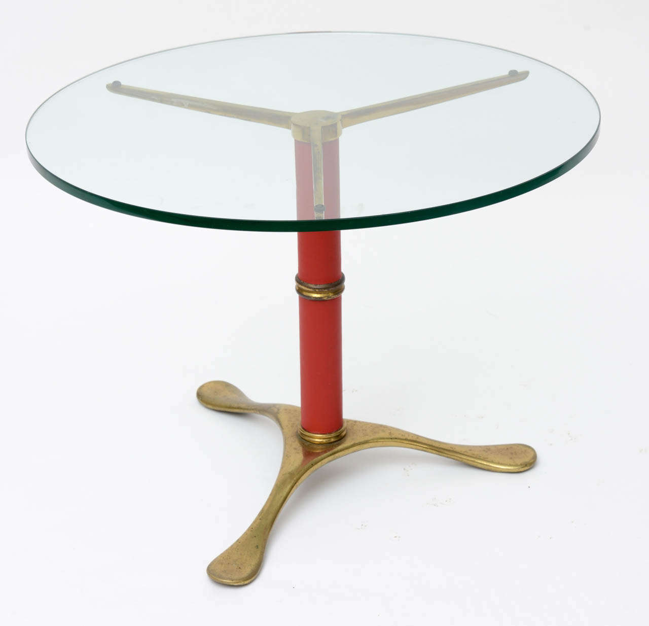 Mid-Century Modern Paolo Buffa Brass Side Table