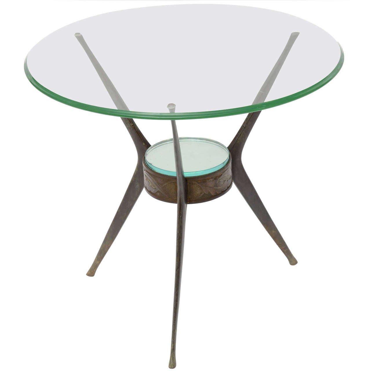 Italian Bronze Side Table