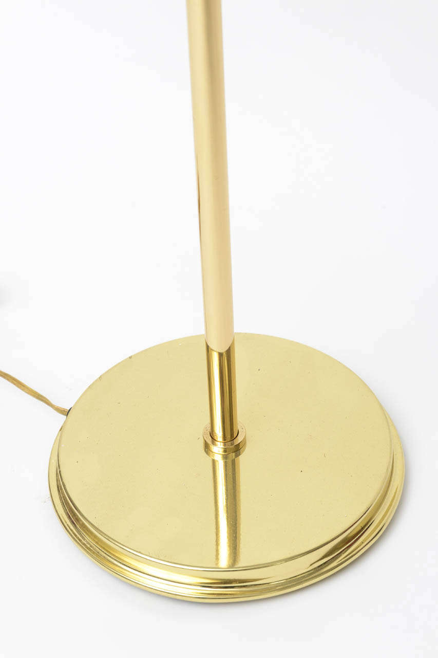 20th Century Brass Floor Lamp