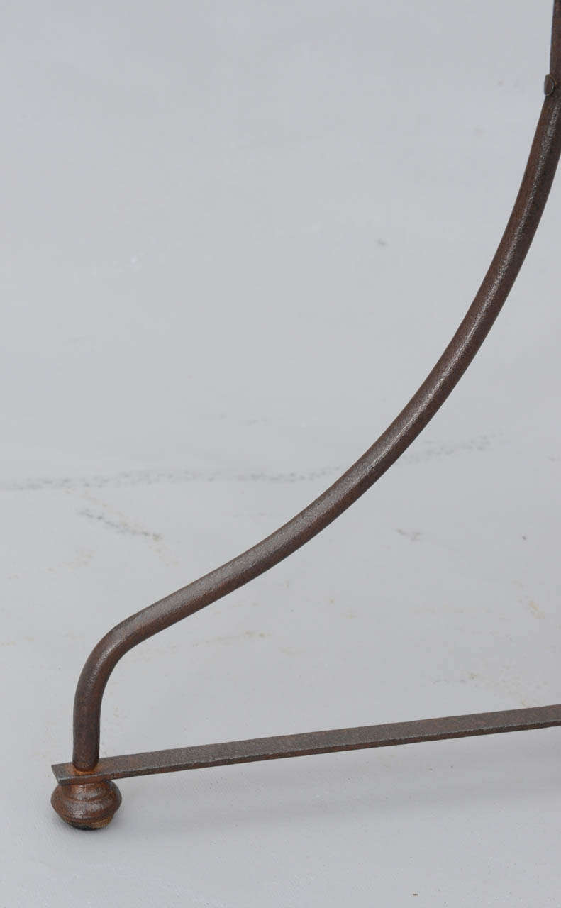Round Cafe Table with Marble Top 3