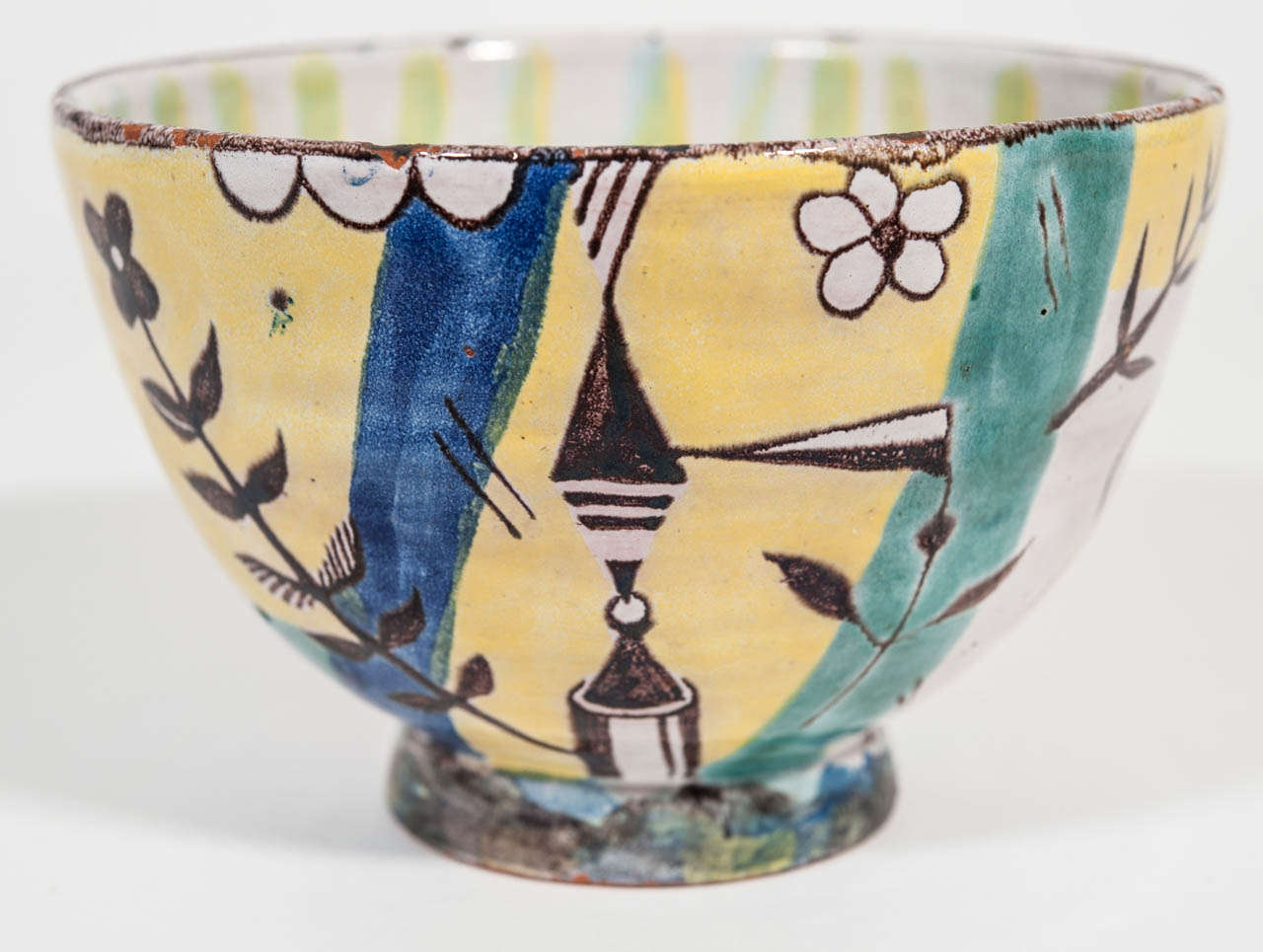 Wiener Werkstatte ceramic Bowl In Good Condition For Sale In Toronto, ON