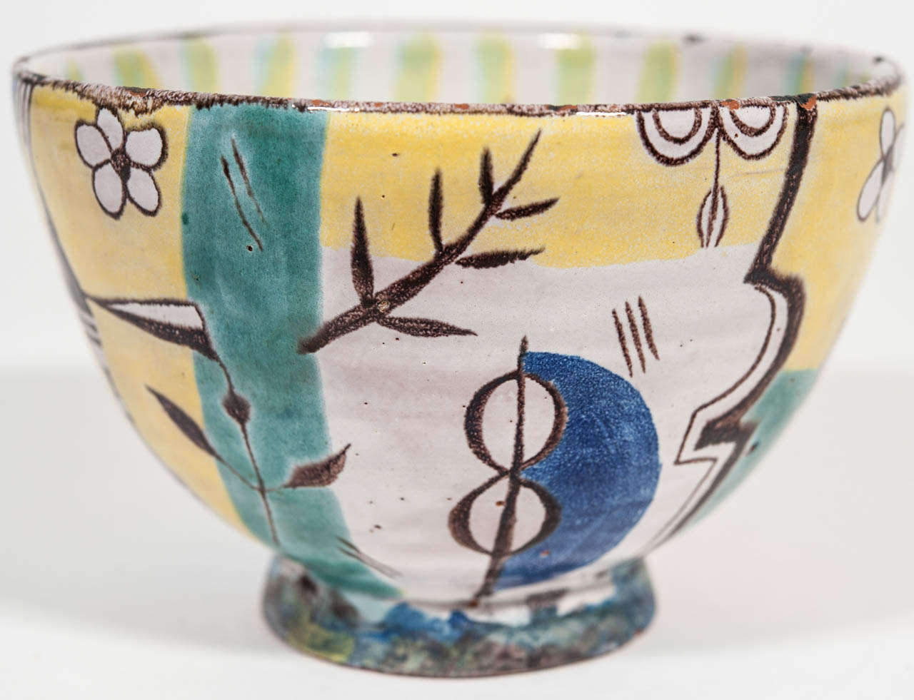 20th Century Wiener Werkstatte ceramic Bowl For Sale