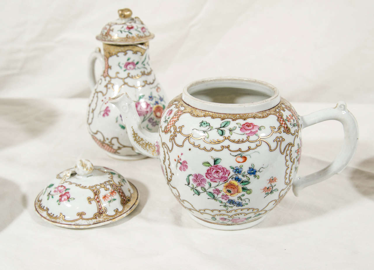 vintage chinese porcelain tea set