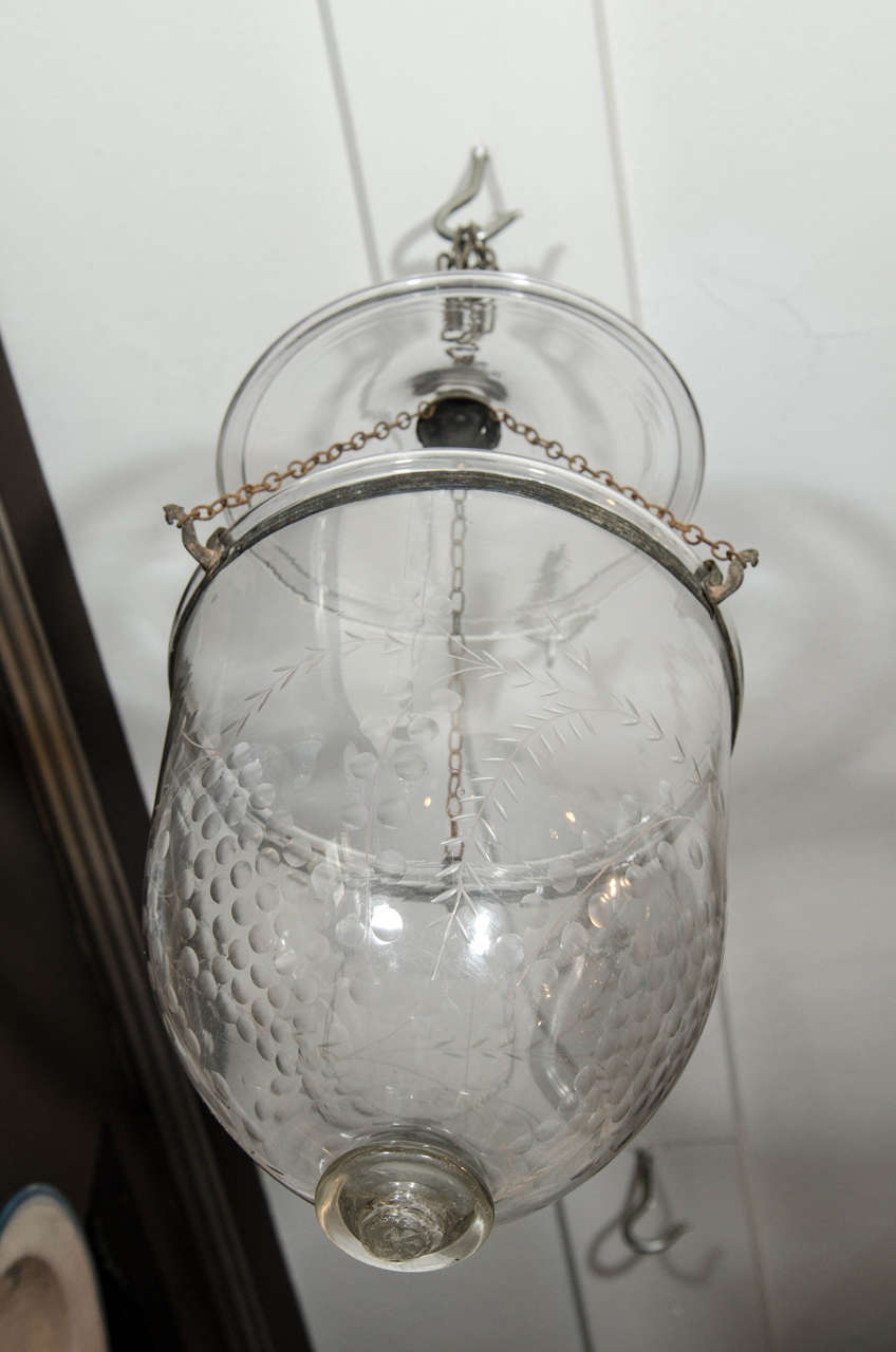 antique bell jar lantern