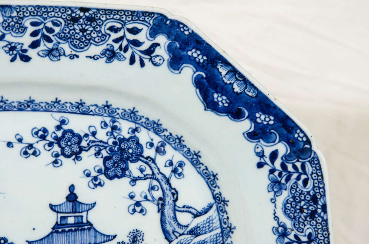 18th century blue and white porcelain