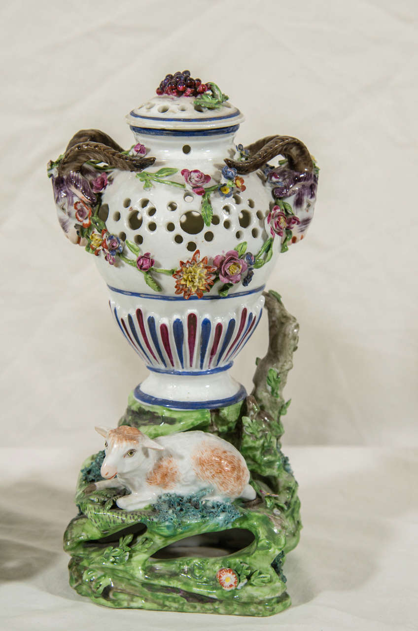 Pair of French Potpourri Vases at 1stDibs