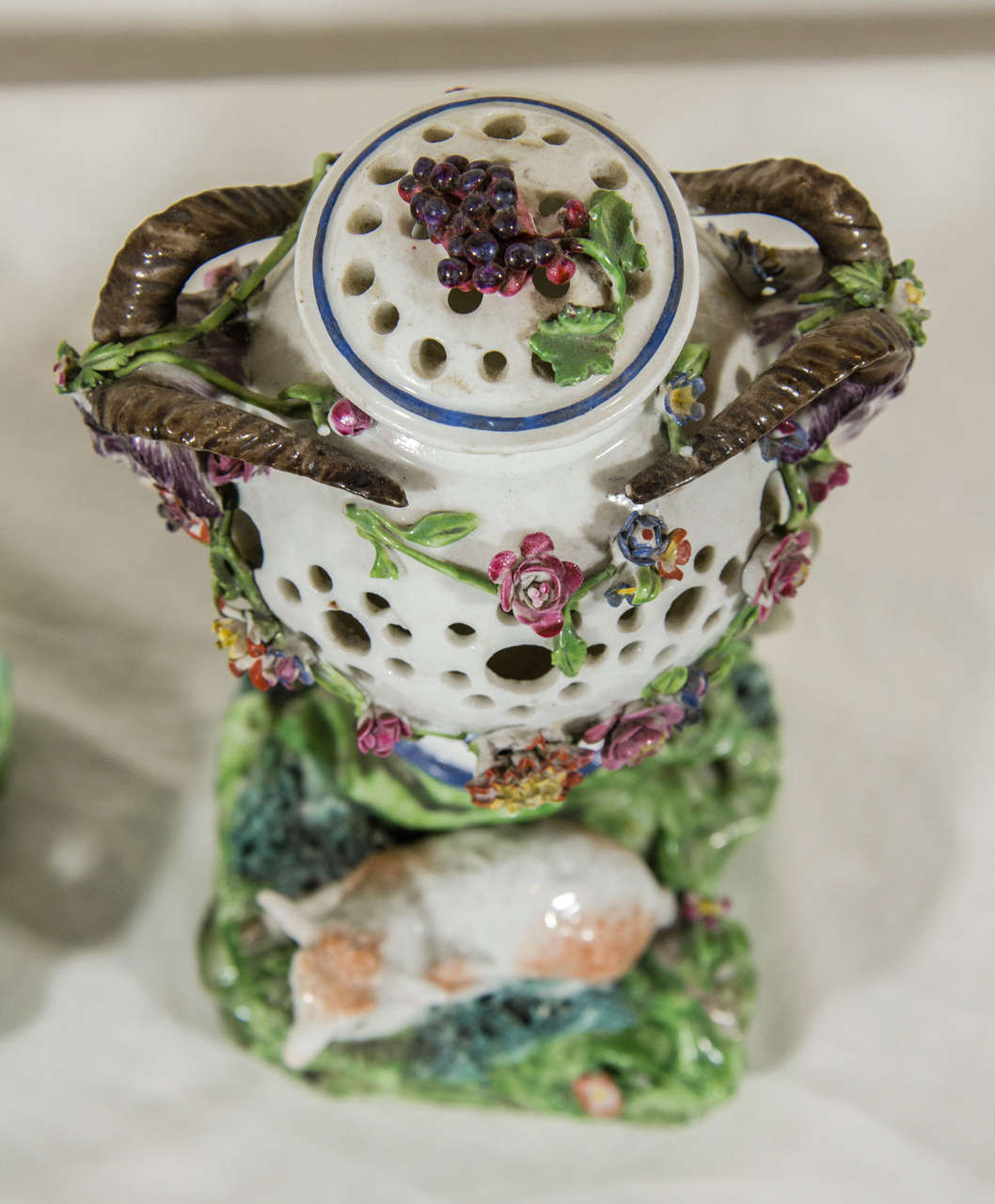 Pair of French Potpourri Vases at 1stDibs