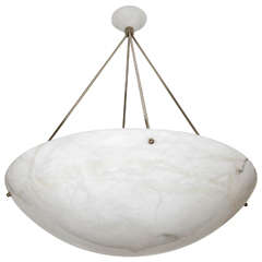 An Alabaster Light Fixture