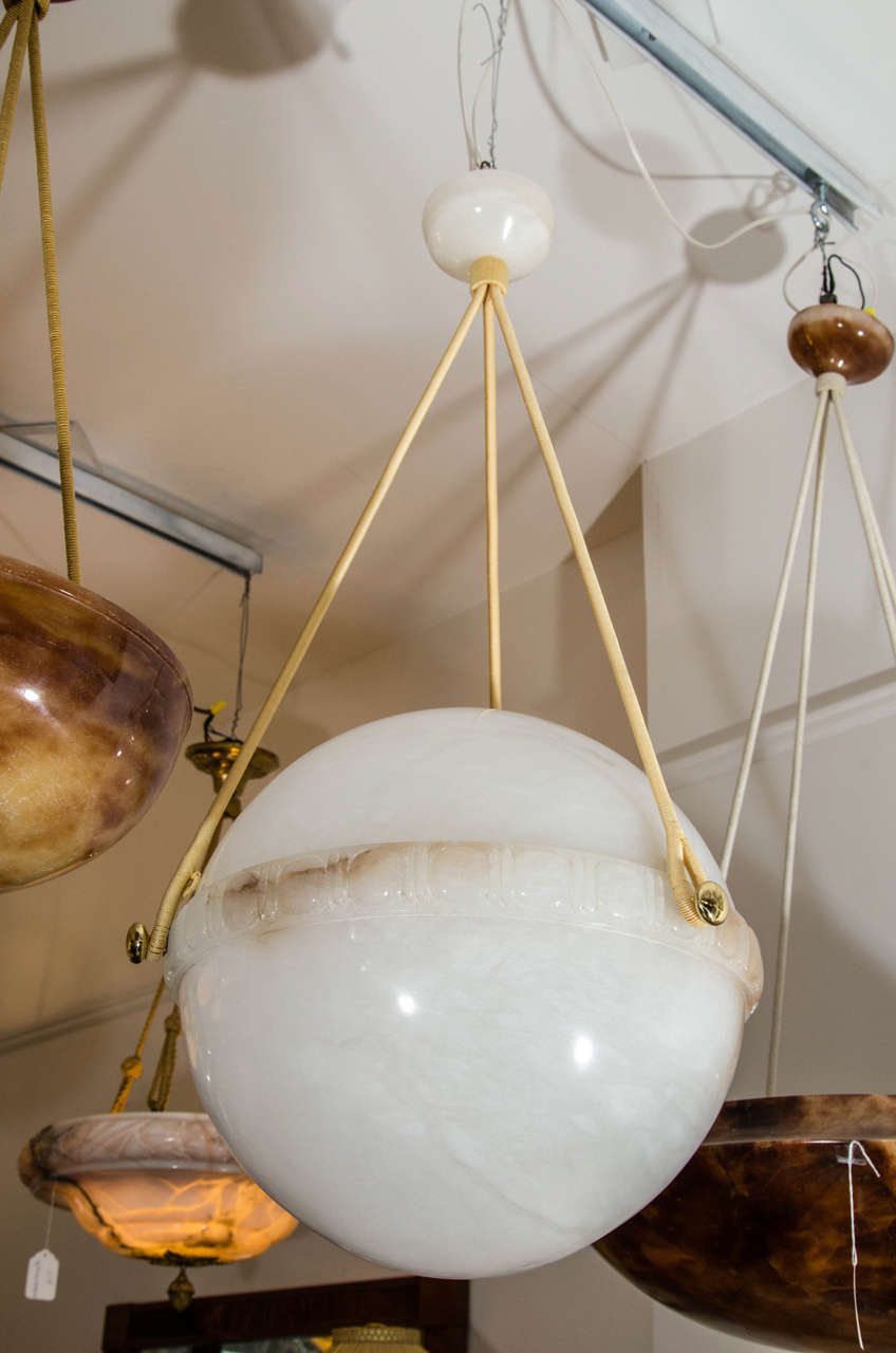 An Alabaster Globe