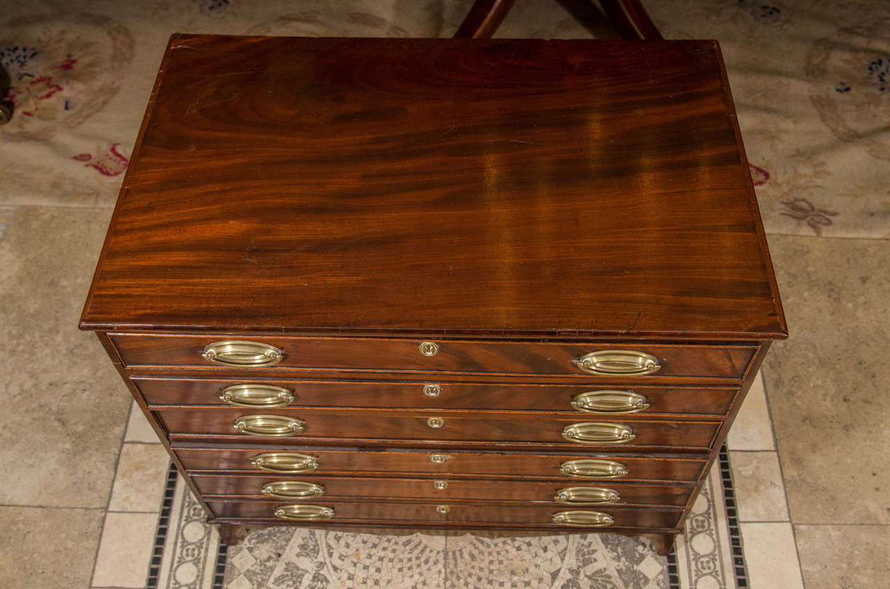 Late 18th Century Fine Hepplewhite Collector's Cabinet