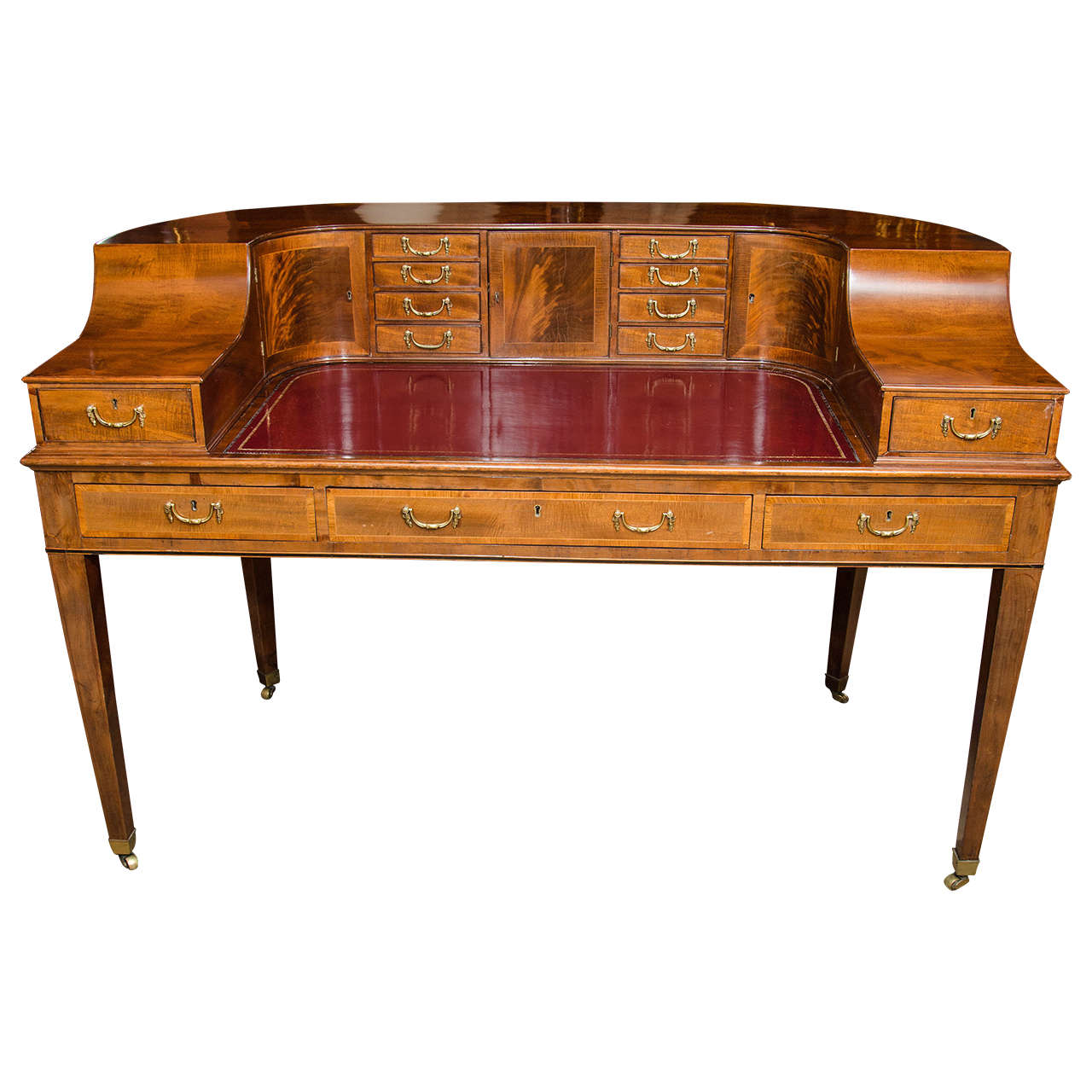 Georgian Mahogany Carlton House Desk