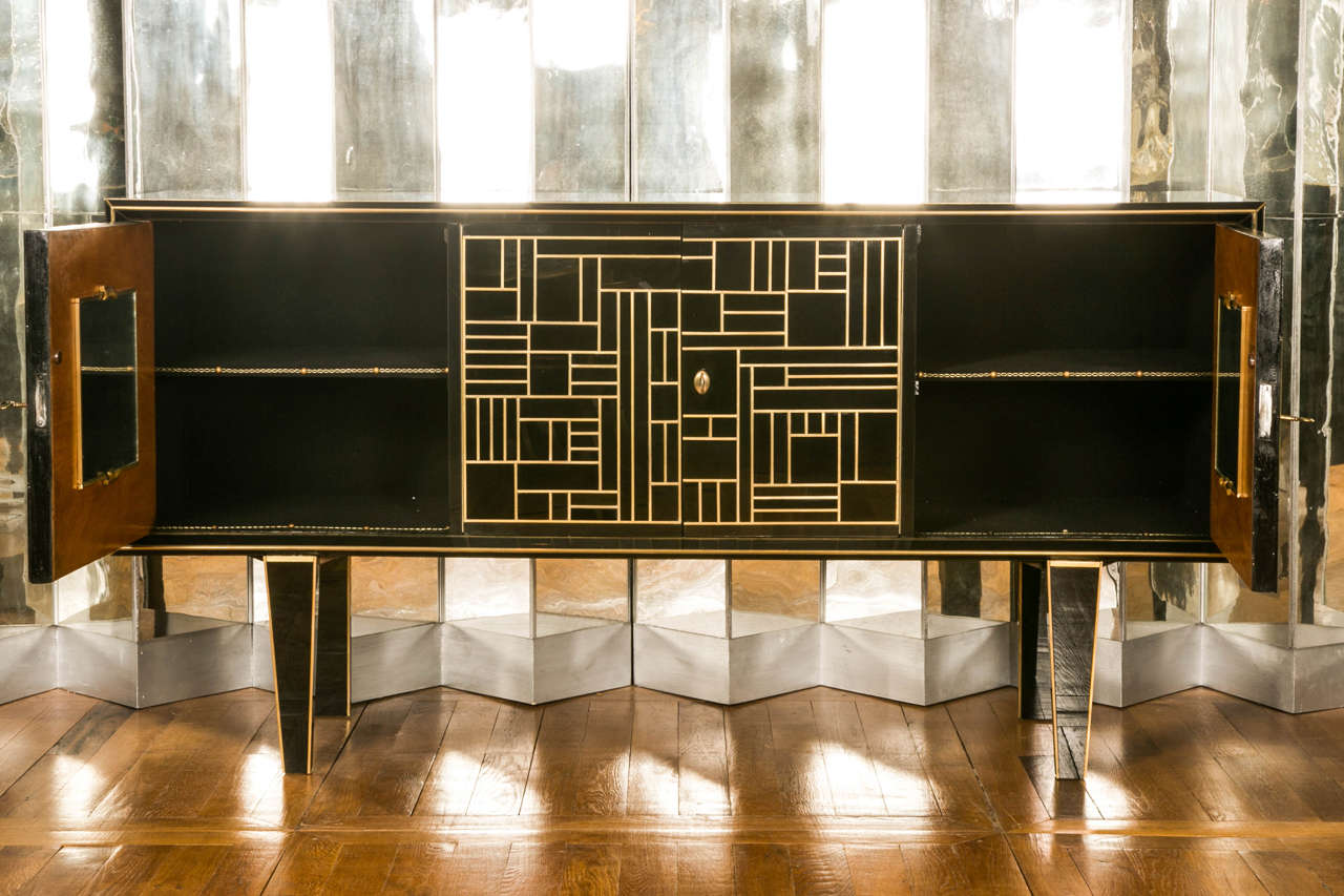 Brass Beautiful Vintage Sideboard