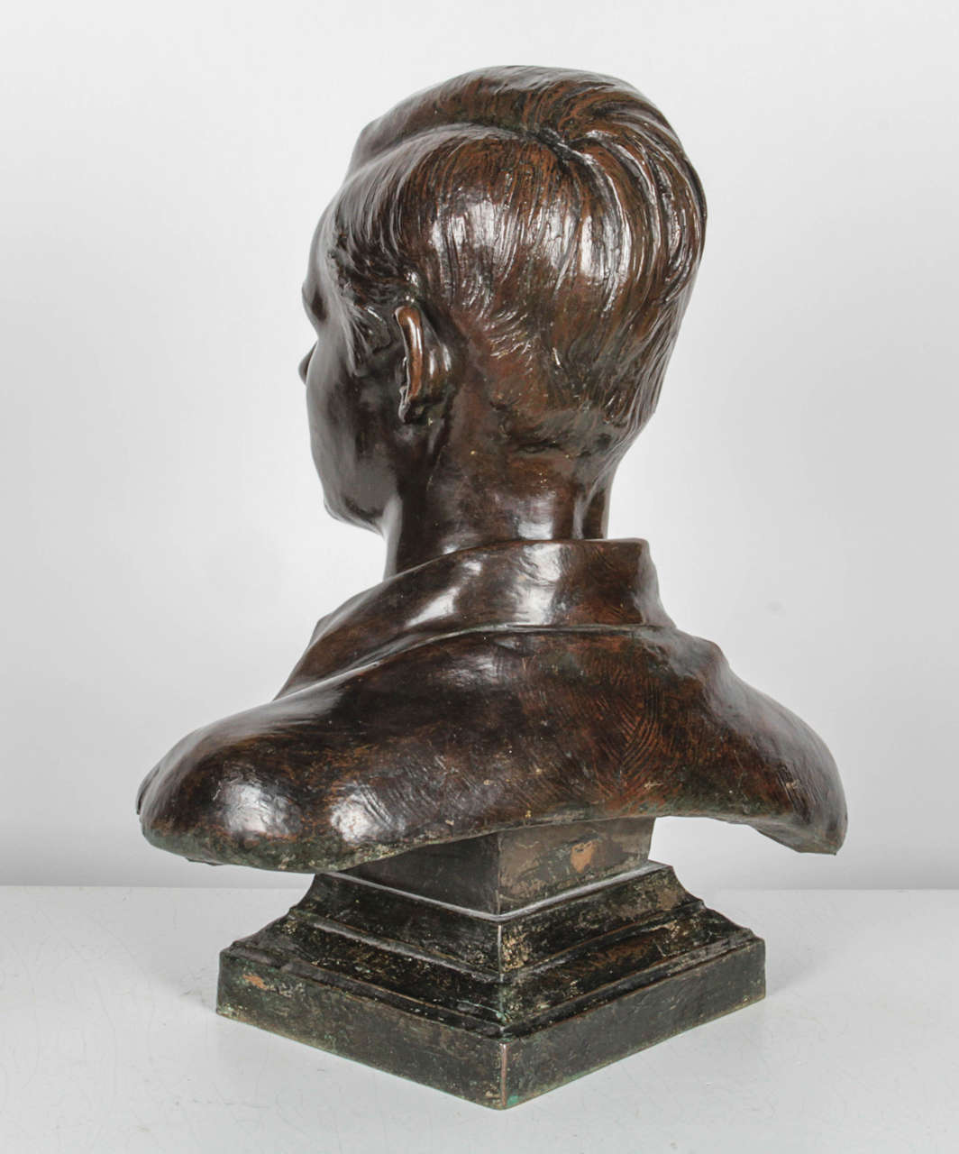 Bronze Bust of a Young Man For Sale 1