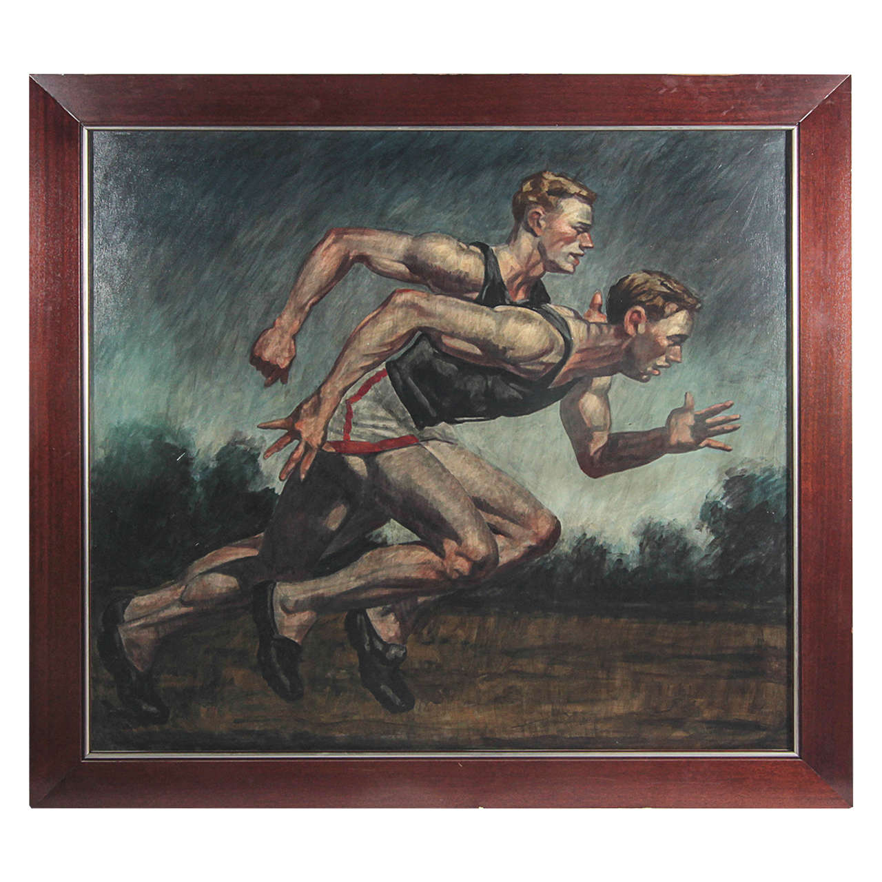 Untitled Runners by Mark Beard, Oil on Canvas